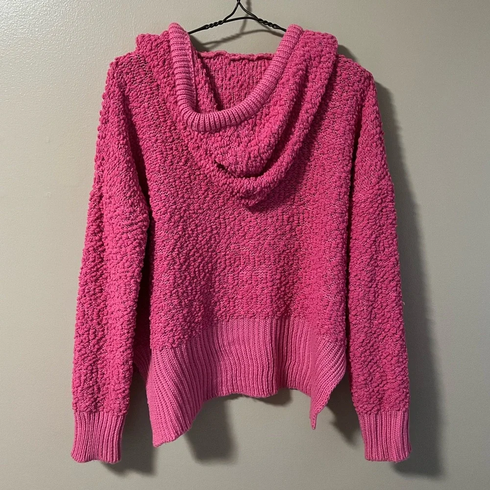 POL Pink Boucle Hoodie Small - Picture 5 of 10
